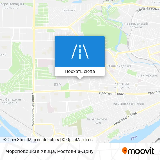 Карта Череповецкая Улица
