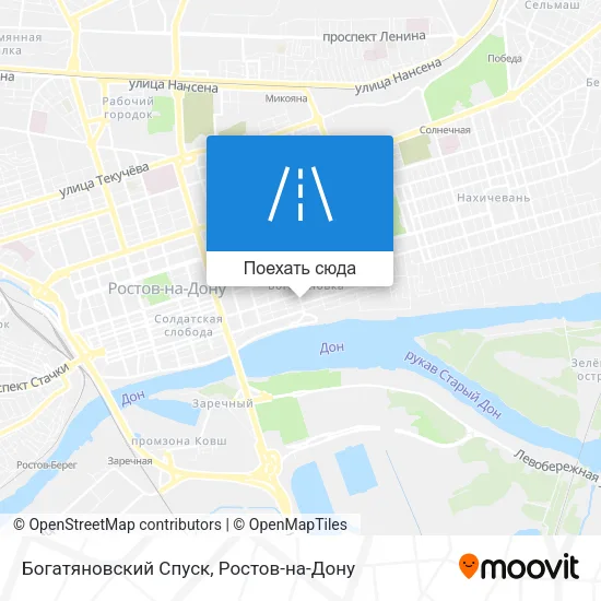Карта Богатяновский Спуск