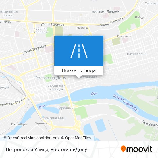 Карта Петровская Улица