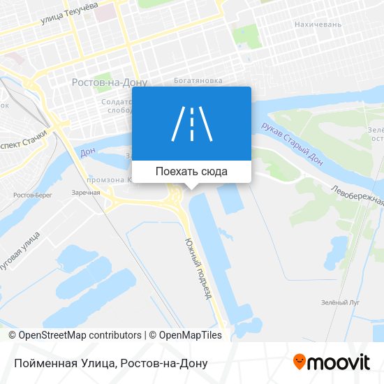 Карта Пойменная Улица