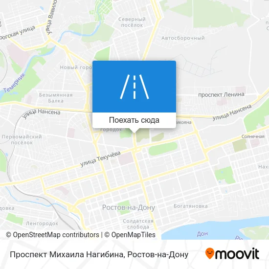 Карта Проспект Михаила Нагибина