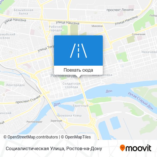 Карта Социалистическая Улица