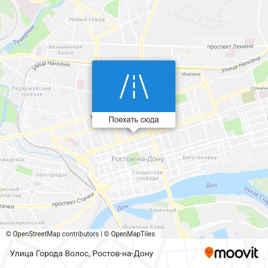 Карта Улица Города Волос