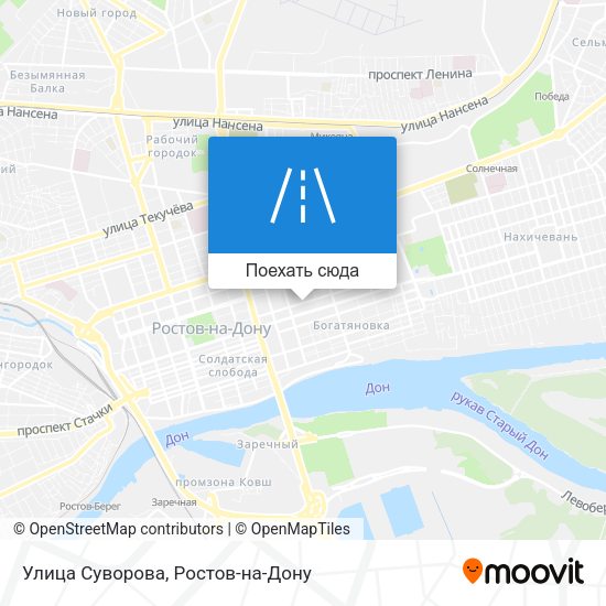 Карта Улица Суворова