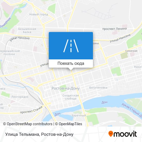 Карта Улица Тельмана