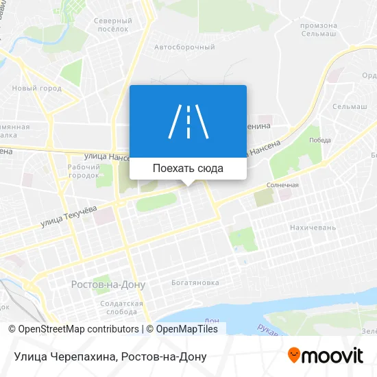 Карта Улица Черепахина