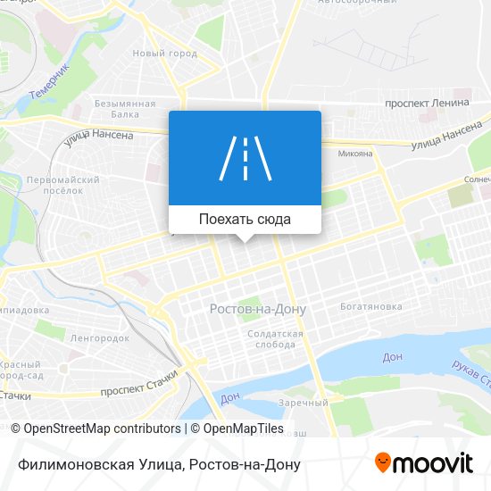Карта Филимоновская Улица
