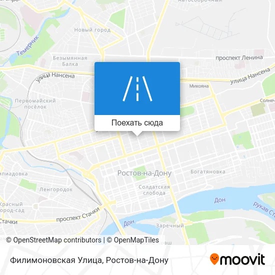Карта Филимоновская Улица