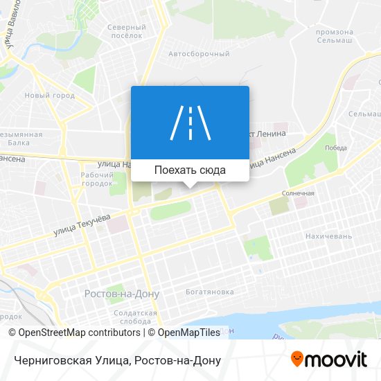 Карта Черниговская Улица