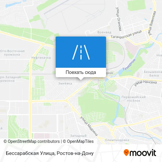 Карта Бессарабская Улица
