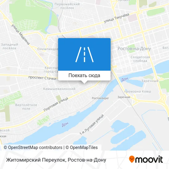 Карта Житомирский Переулок