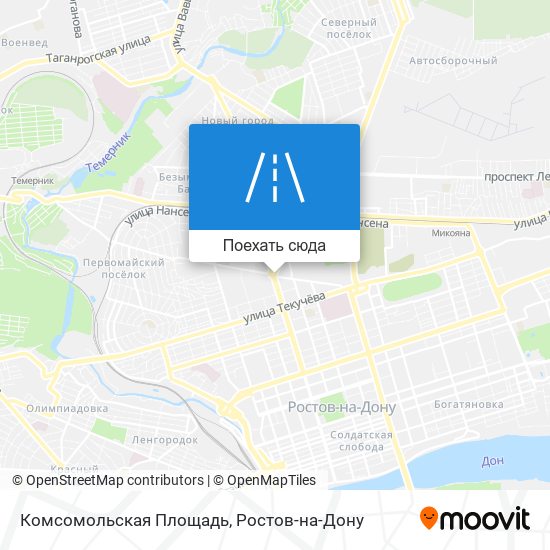 Карта Комсомольская Площадь