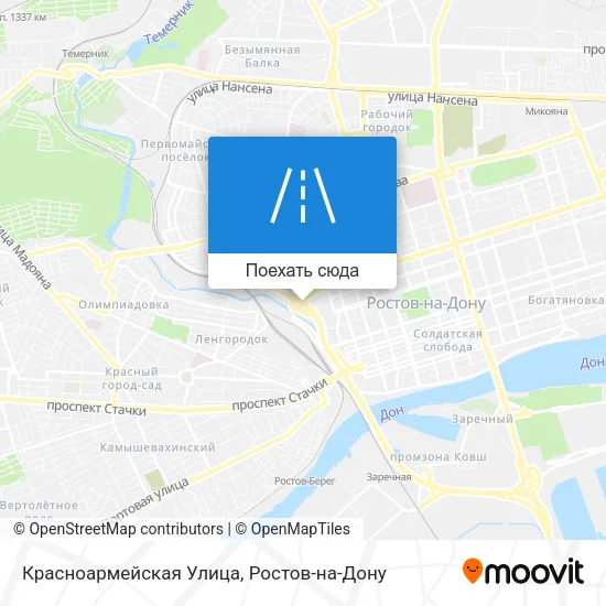 Карта Красноармейская Улица