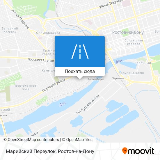 Карта Марийский Переулок