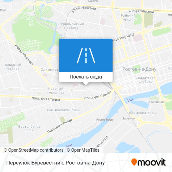 Карта Переулок Буревестник
