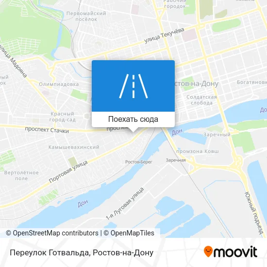 Карта Переулок Готвальда