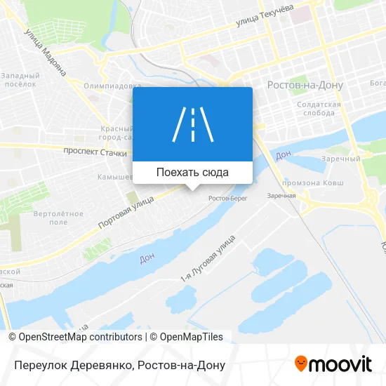 Карта Переулок Деревянко