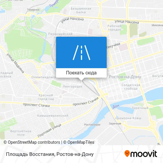 Карта Площадь Восстания