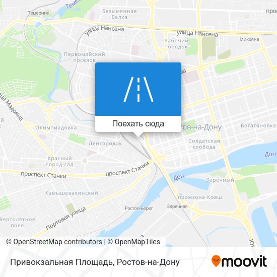 Карта Привокзальная Площадь