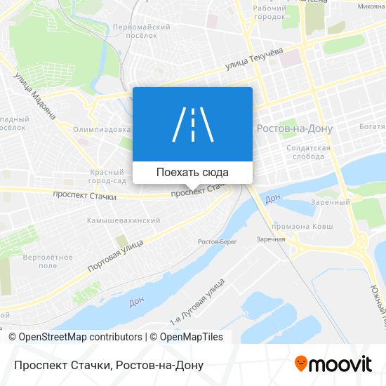Карта Проспект Стачки