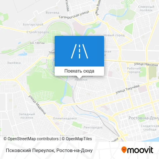 Карта Псковский Переулок