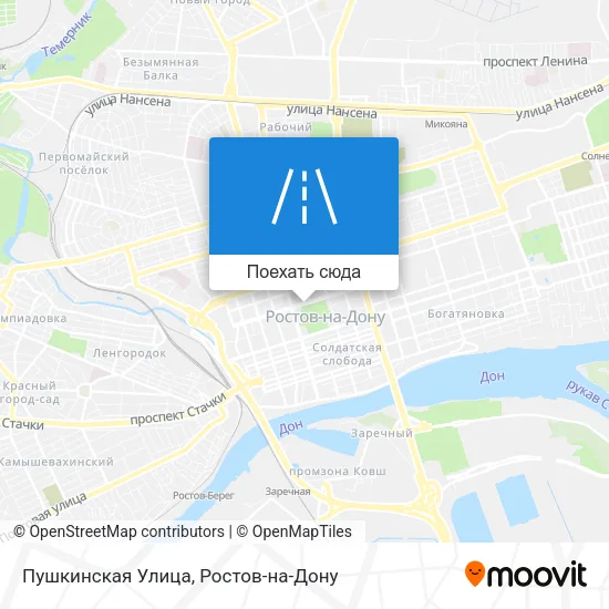 Карта Пушкинская Улица