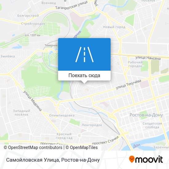Карта Самойловская Улица