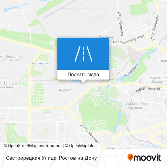 Карта Сестрорецкая Улица