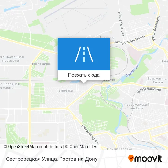 Карта Сестрорецкая Улица