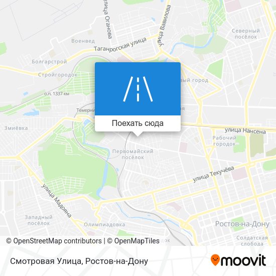 Карта Смотровая Улица