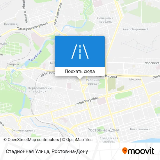 Карта Стадионная Улица