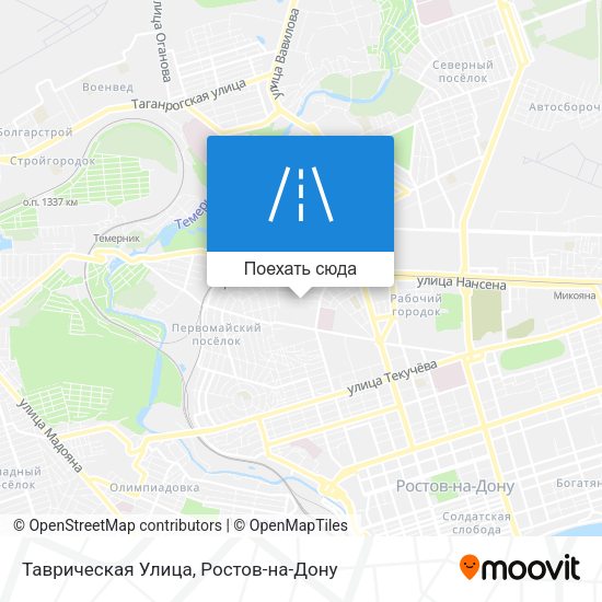Карта Таврическая Улица