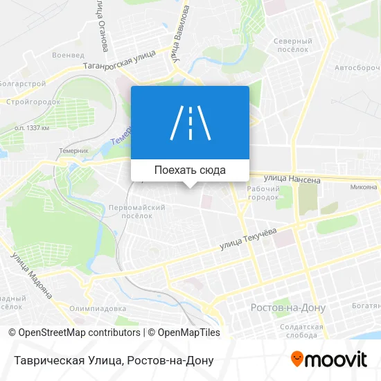 Карта Таврическая Улица