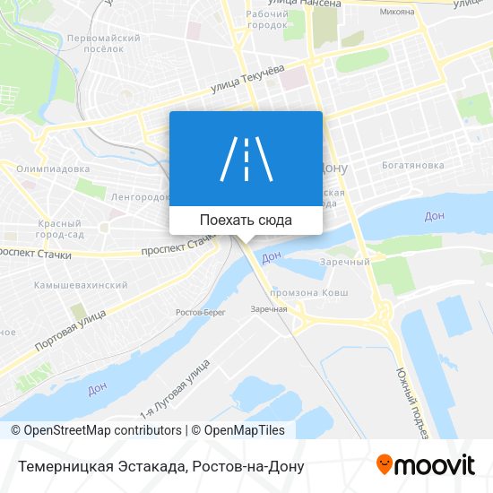 Карта Темерницкая Эстакада