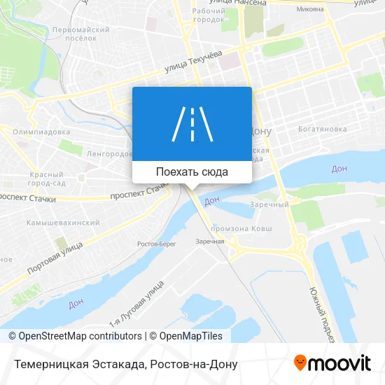 Карта Темерницкая Эстакада