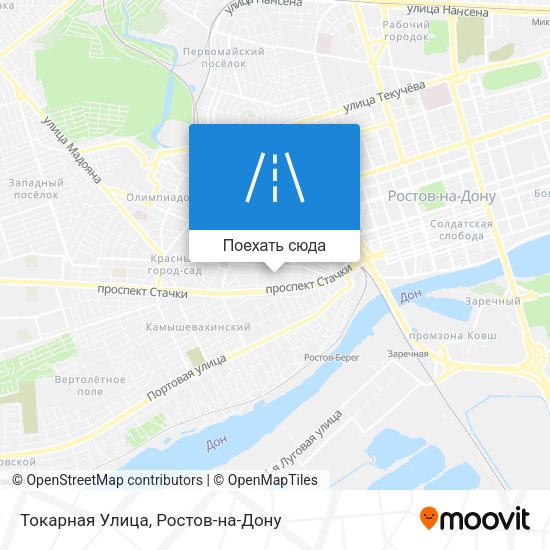 Карта Токарная Улица