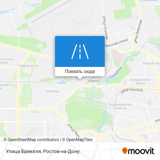 Карта Улица Брикеля