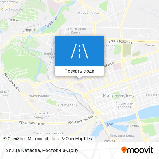 Карта Улица Катаева