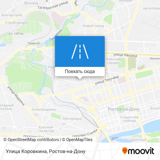 Карта Улица Коровкина