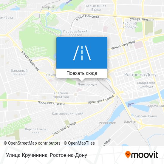 Карта Улица Кручинина