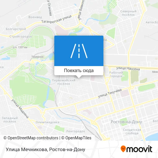 Карта Улица Мечникова