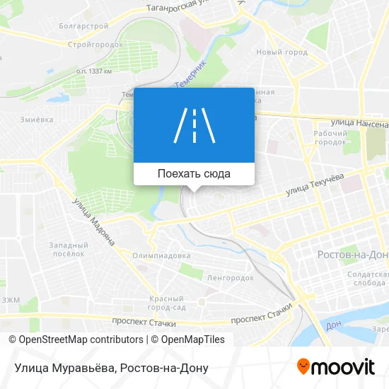 Карта Улица Муравьёва