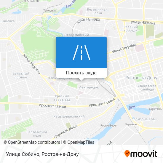 Карта Улица Собино
