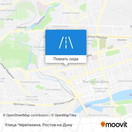Карта Улица Черепахина