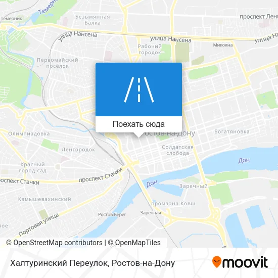 Карта Халтуринский Переулок
