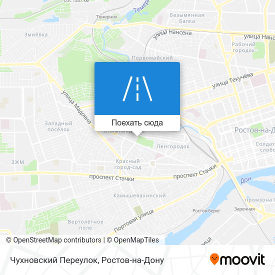Карта Чухновский Переулок