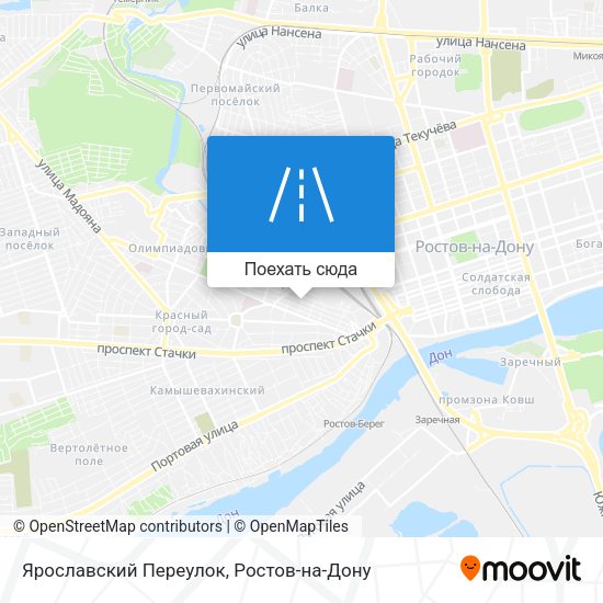 Карта Ярославский Переулок