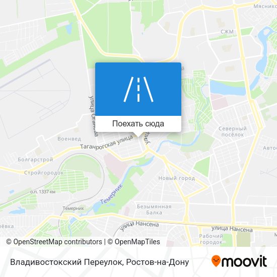 Карта Владивостокский Переулок