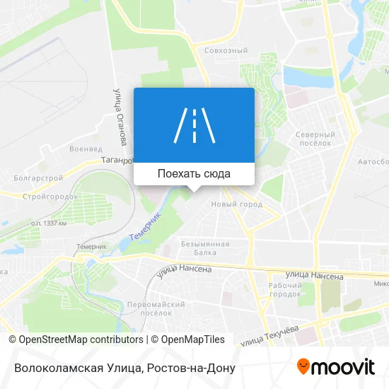 Карта Волоколамская Улица