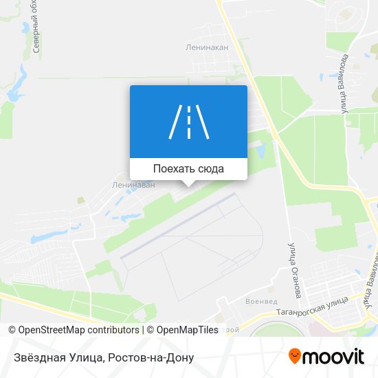 Карта Звёздная Улица